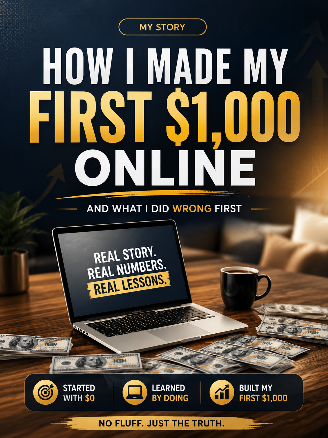 How I Made My First $1,000 Online — And What I Did Wrong First